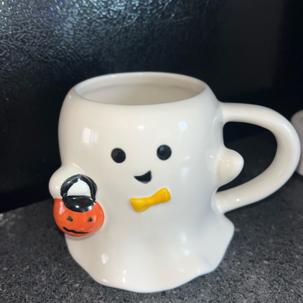 Adorable Halloween/Fall glass mug